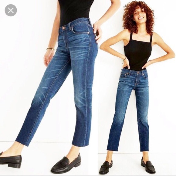 Madewell Slim Boyjean Raw Hem Edition 
